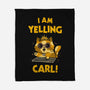 I Am Yelling Carl-None-Fleece-Blanket-kg07