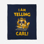 I Am Yelling Carl-None-Fleece-Blanket-kg07