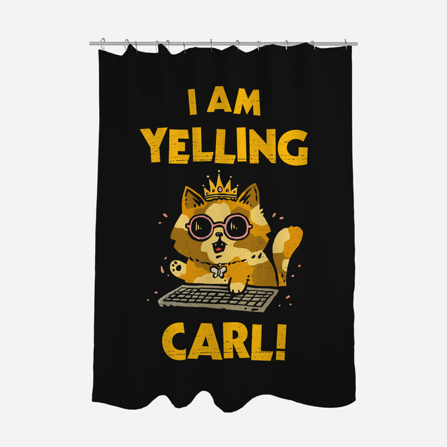 I Am Yelling Carl-None-Polyester-Shower Curtain-kg07