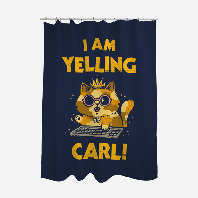 I Am Yelling Carl-None-Polyester-Shower Curtain-kg07
