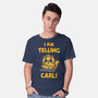I Am Yelling Carl-Mens-Basic-Tee-kg07