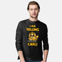 I Am Yelling Carl-Mens-Long Sleeved-Tee-kg07