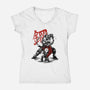 Brotherhood Ink-Womens-V-Neck-Tee-ddjvigo