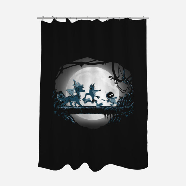 PS Icons-None-Polyester-Shower Curtain-ddjvigo