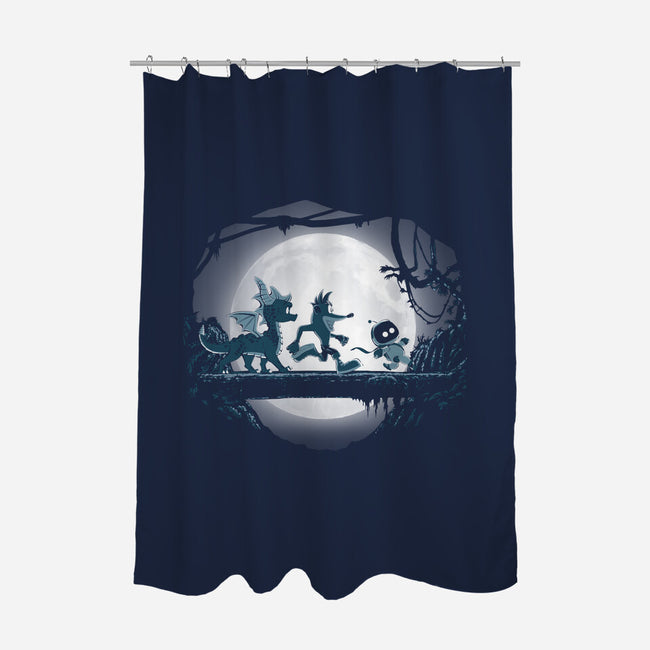 PS Icons-None-Polyester-Shower Curtain-ddjvigo