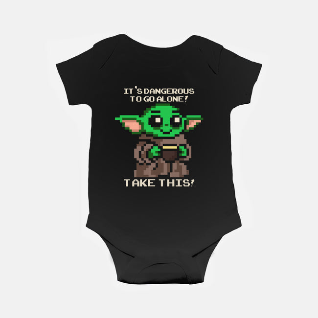 Here Take This-Baby-Basic-Onesie-turborat14