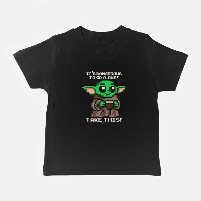 Here Take This-Baby-Basic-Tee-turborat14