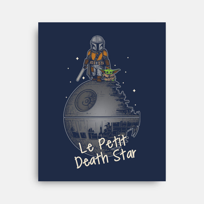 Le Petit Death Star-None-Stretched-Canvas-turborat14