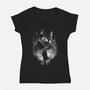The City Lost Its Shadow-Womens-V-Neck-Tee-Donnie