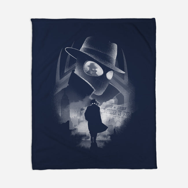 The City Lost Its Shadow-None-Fleece-Blanket-Donnie