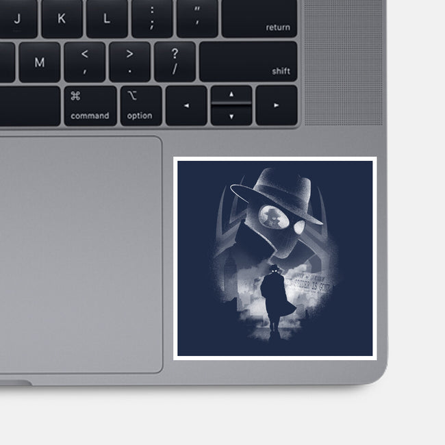 The City Lost Its Shadow-None-Glossy-Sticker-Donnie
