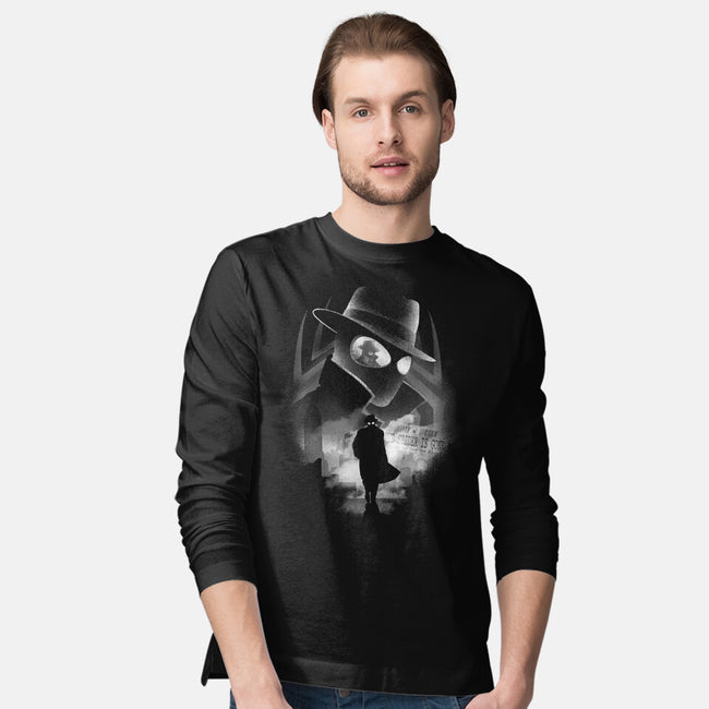 The City Lost Its Shadow-Mens-Long Sleeved-Tee-Donnie