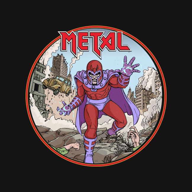 Magneto Is A Metalhead-Unisex-Baseball-Tee-Diego Gurgell