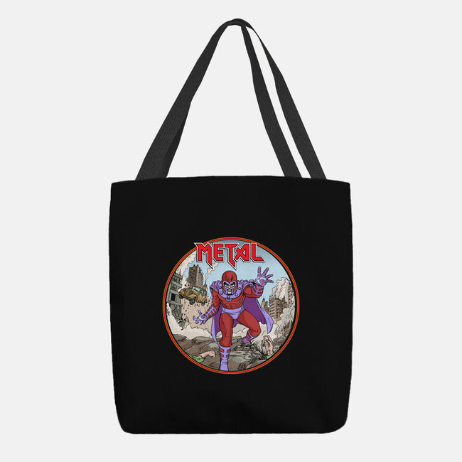 Magneto Is A Metalhead-None-Basic Tote-Bag-Diego Gurgell