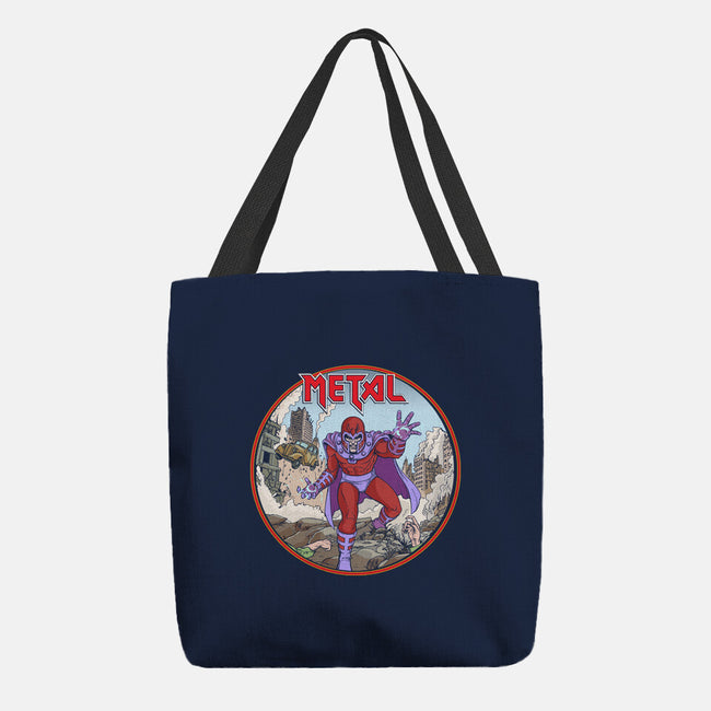 Magneto Is A Metalhead-None-Basic Tote-Bag-Diego Gurgell