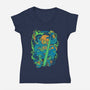 Hylian Swag-Womens-V-Neck-Tee-ilustrata