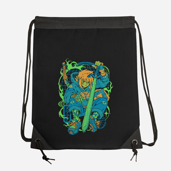 Hylian Swag-None-Drawstring-Bag-ilustrata