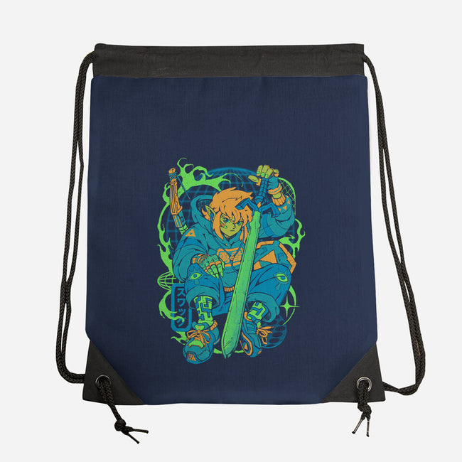 Hylian Swag-None-Drawstring-Bag-ilustrata