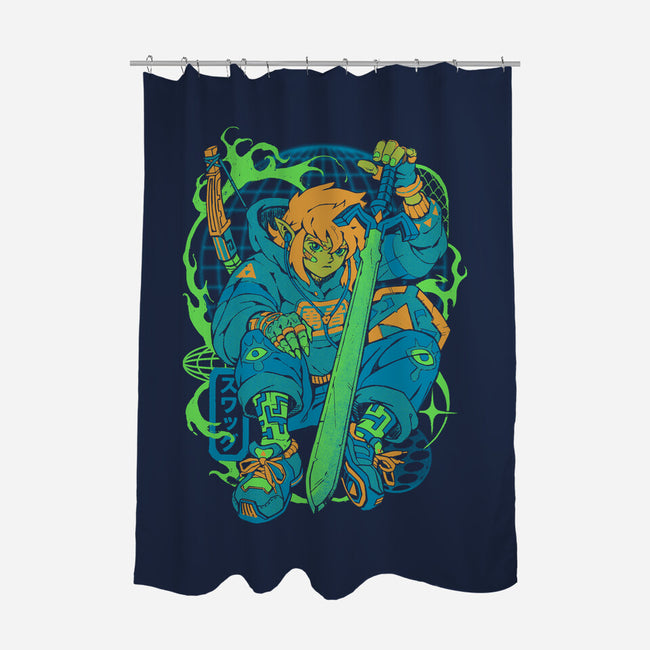 Hylian Swag-None-Polyester-Shower Curtain-ilustrata