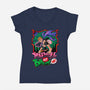 Dungeon Breaker-Womens-V-Neck-Tee-spoilerinc