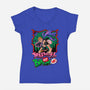 Dungeon Breaker-Womens-V-Neck-Tee-spoilerinc