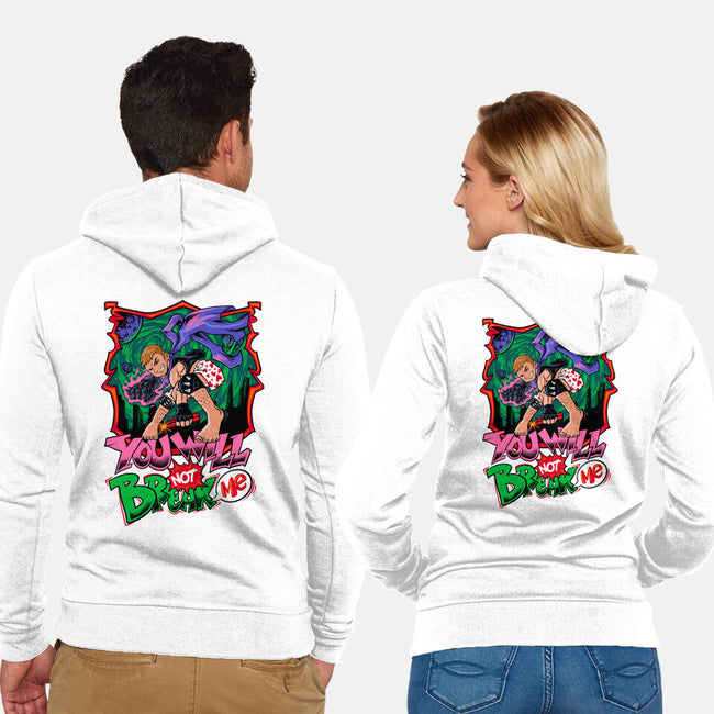 Dungeon Breaker-Unisex-Zip-Up-Sweatshirt-spoilerinc