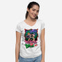 Dungeon Breaker-Womens-V-Neck-Tee-spoilerinc