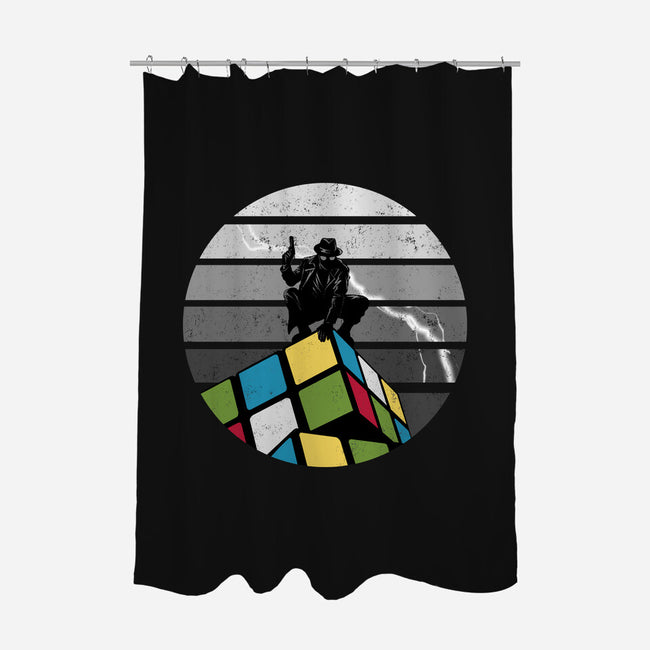 Unsolved City-None-Polyester-Shower Curtain-spoilerinc