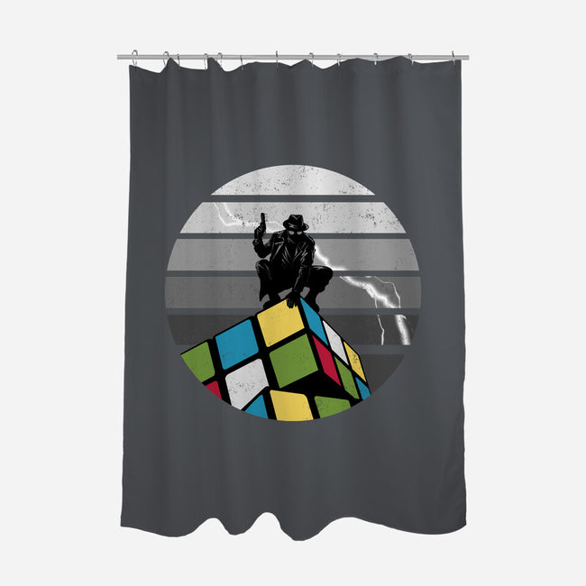 Unsolved City-None-Polyester-Shower Curtain-spoilerinc