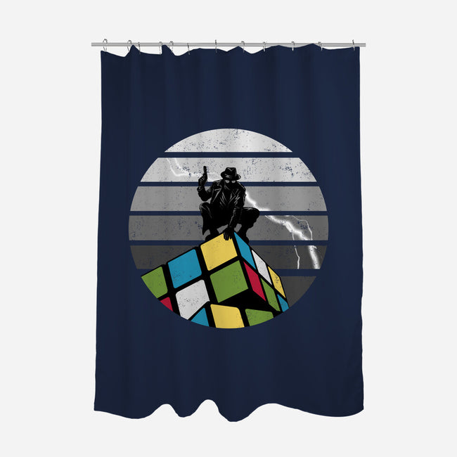 Unsolved City-None-Polyester-Shower Curtain-spoilerinc