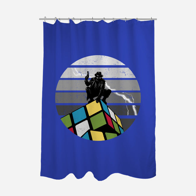 Unsolved City-None-Polyester-Shower Curtain-spoilerinc
