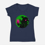 Oceanic Appetite-Womens-V-Neck-Tee-spoilerinc