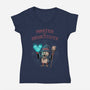 Master Of Shortcuts-Womens-V-Neck-Tee-Tronyx79