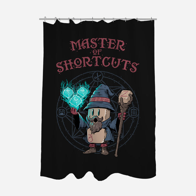 Master Of Shortcuts-None-Polyester-Shower Curtain-Tronyx79