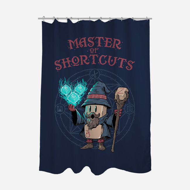 Master Of Shortcuts-None-Polyester-Shower Curtain-Tronyx79
