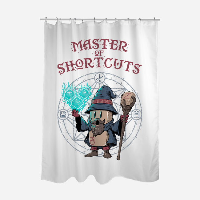 Master Of Shortcuts-None-Polyester-Shower Curtain-Tronyx79