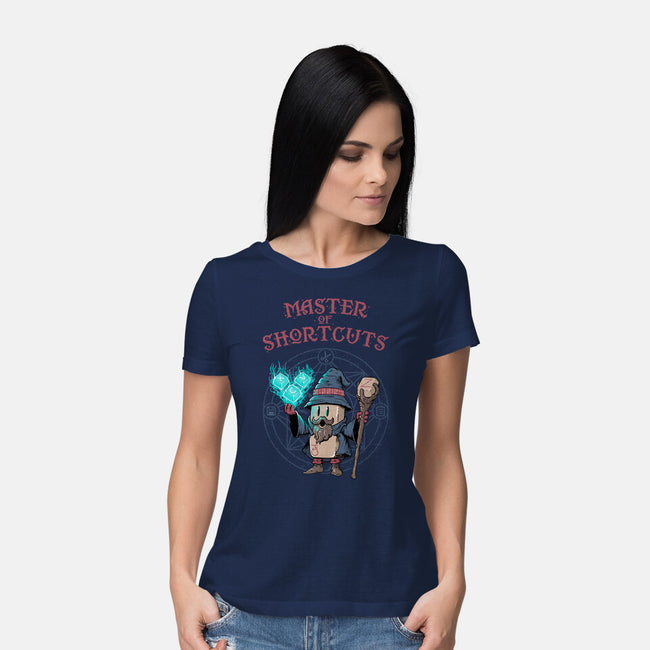 Master Of Shortcuts-Womens-Basic-Tee-Tronyx79