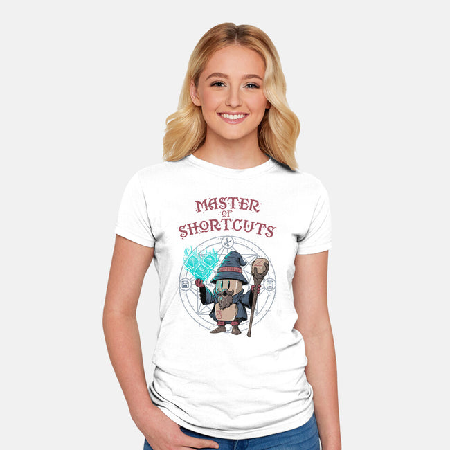 Master Of Shortcuts-Womens-Fitted-Tee-Tronyx79