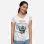 Master Of Shortcuts-Womens-V-Neck-Tee-Tronyx79