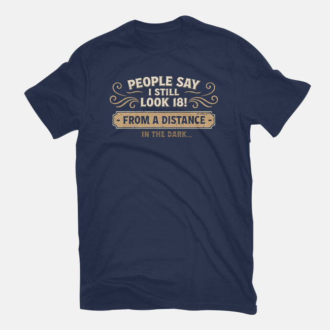 18 From A Distance-Mens-Basic-Tee-BridgeWalker