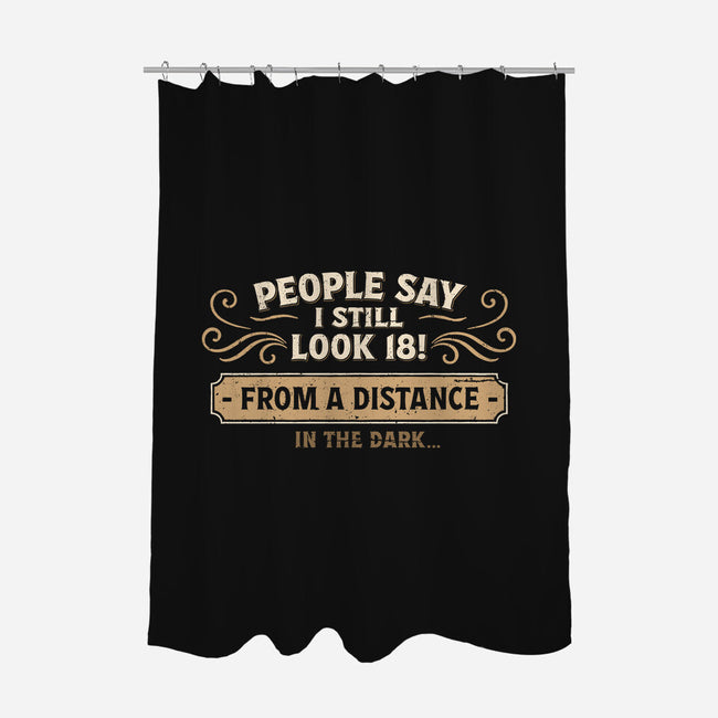 18 From A Distance-None-Polyester-Shower Curtain-BridgeWalker