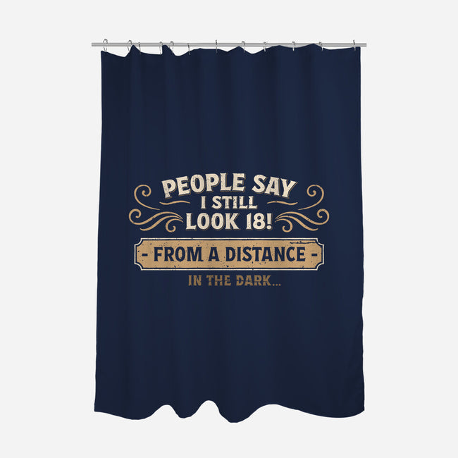 18 From A Distance-None-Polyester-Shower Curtain-BridgeWalker