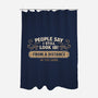 18 From A Distance-None-Polyester-Shower Curtain-BridgeWalker