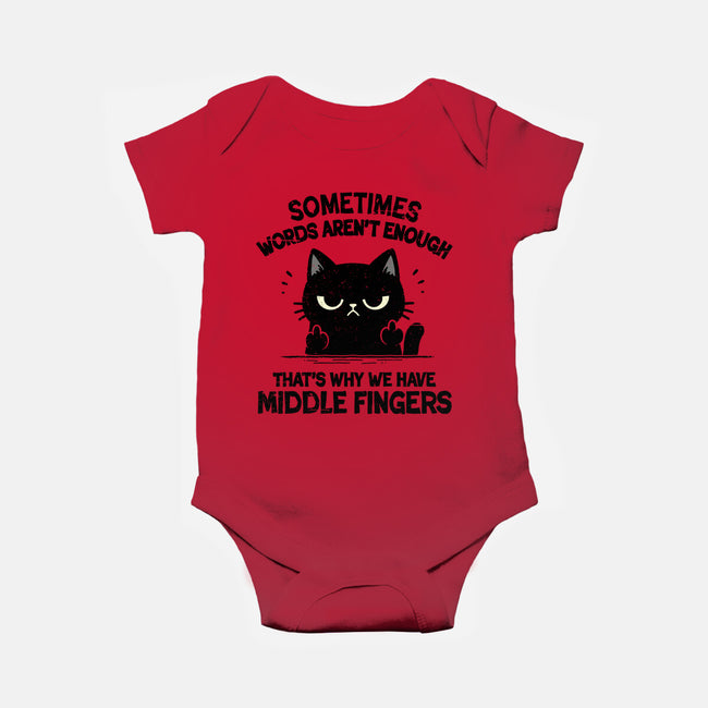 That's Why We Have Middle Fingers-Baby-Basic-Onesie-BridgeWalker