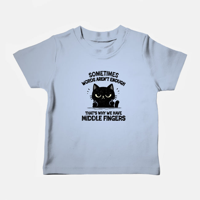 That's Why We Have Middle Fingers-Baby-Basic-Tee-BridgeWalker