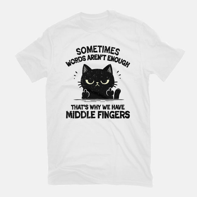 That's Why We Have Middle Fingers-Mens-Basic-Tee-BridgeWalker