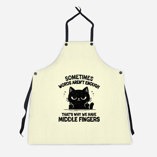 That's Why We Have Middle Fingers-Unisex-Kitchen-Apron-BridgeWalker