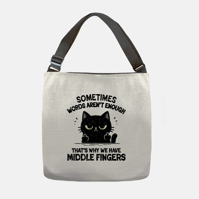 That's Why We Have Middle Fingers-None-Adjustable Tote-Bag-BridgeWalker