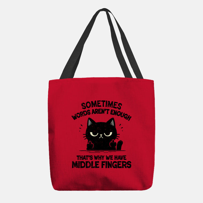 That's Why We Have Middle Fingers-None-Basic Tote-Bag-BridgeWalker