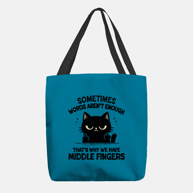That's Why We Have Middle Fingers-None-Basic Tote-Bag-BridgeWalker